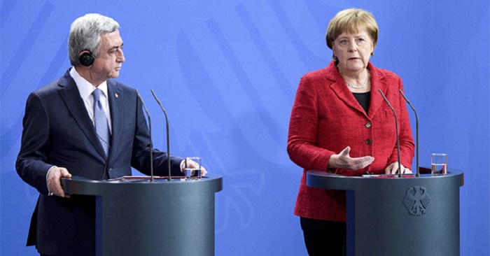 Merkel mahnt Lösung für Berg-Karabach an